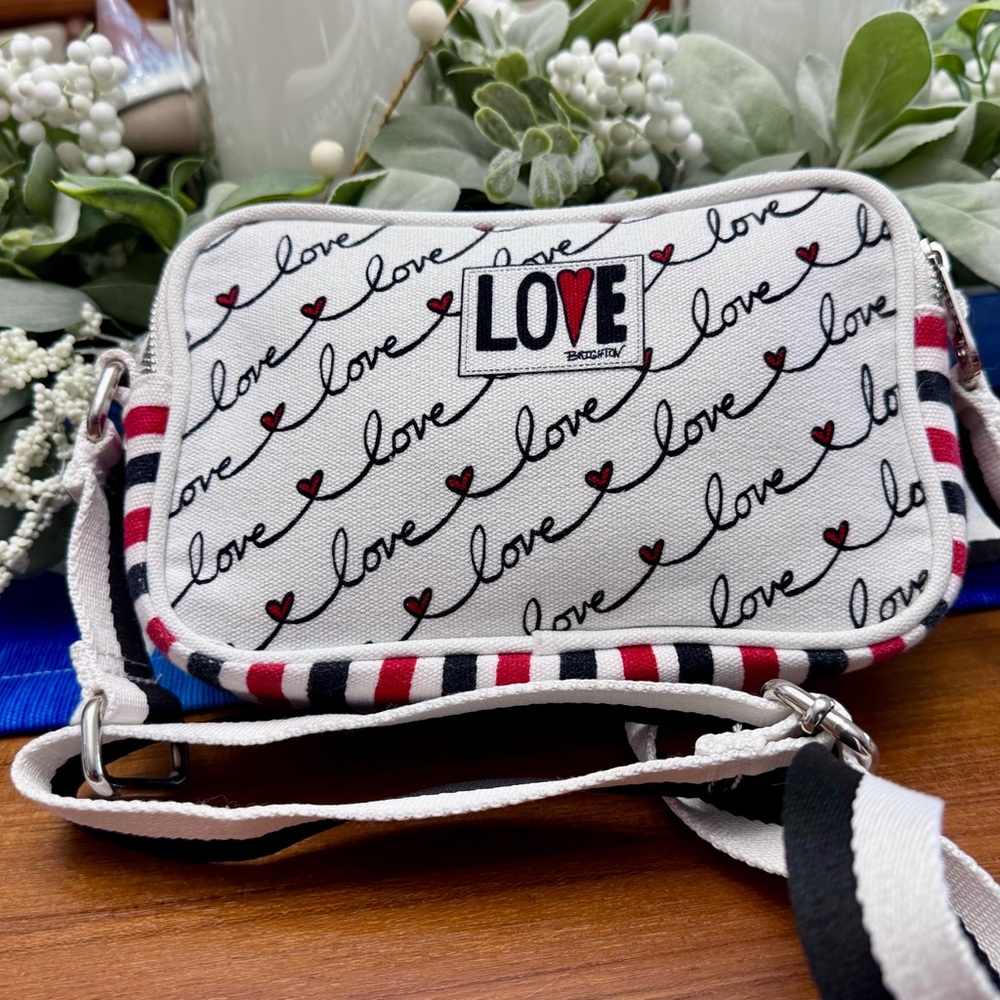 Brighton Love Print Crossbody Bag